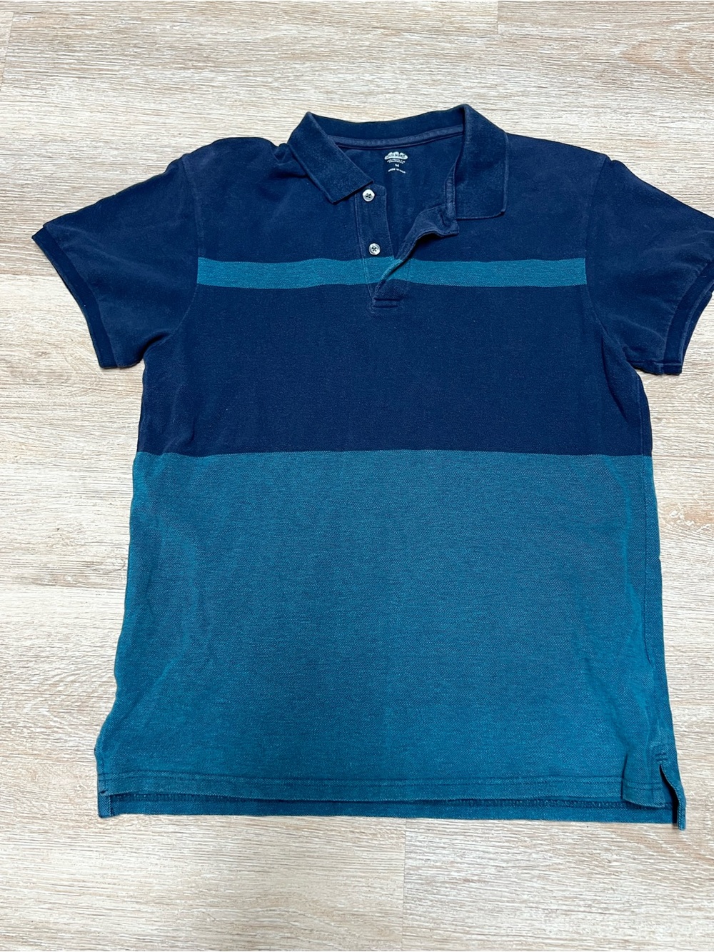 Old Navy Men’s Blue Two-Tone Polo